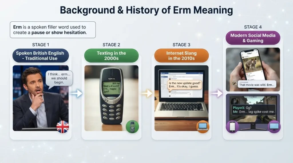 Background & History of Erm Meaning