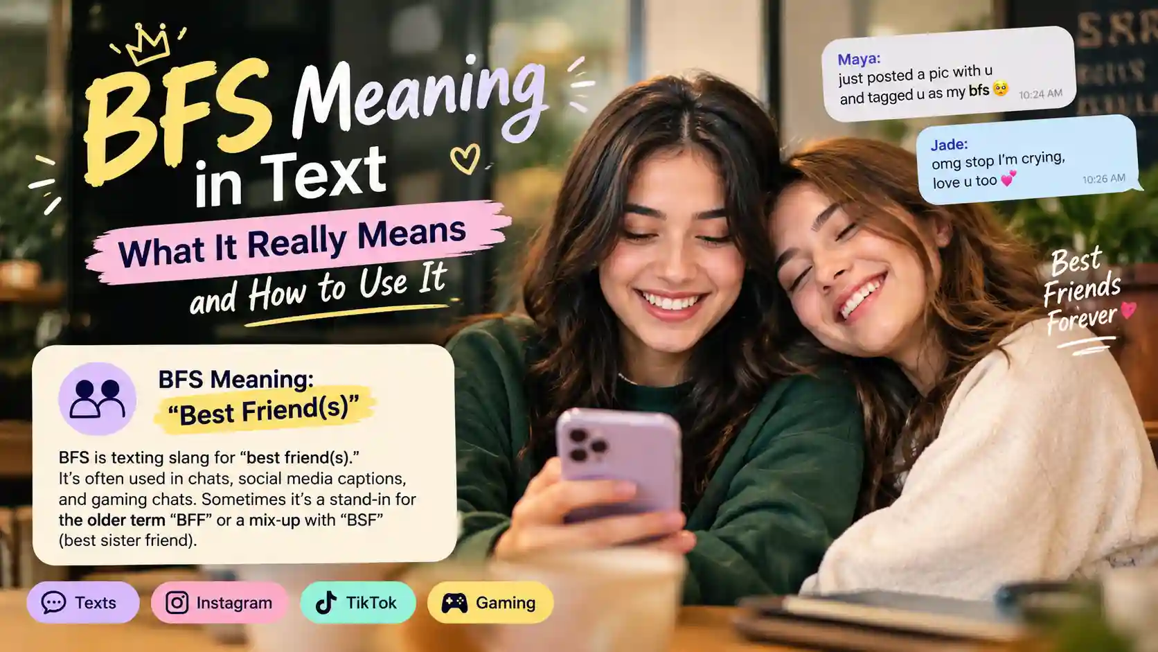 BFS Meaning in Text
