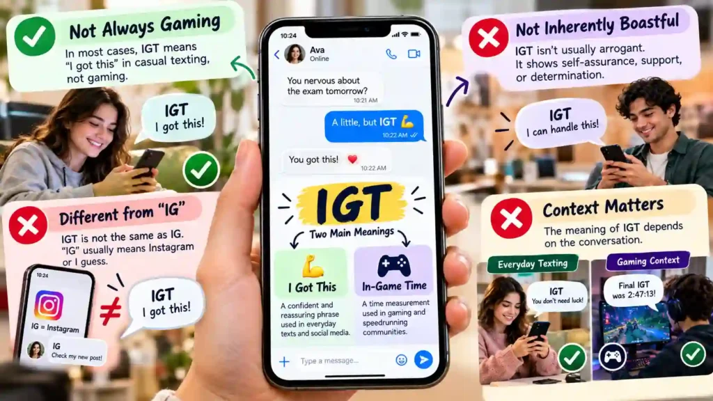 Common Misconceptions About IGT Meaning In Text