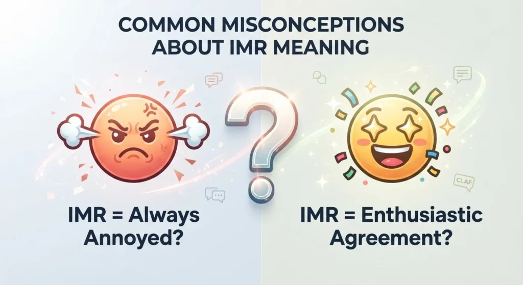 Common Misconceptions About IMR Meaning