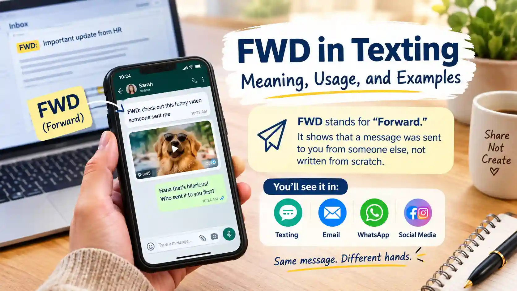 FWD Meaning in Text