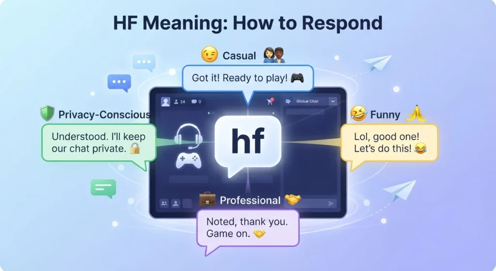 How to Respond When Someone Says HF in Text