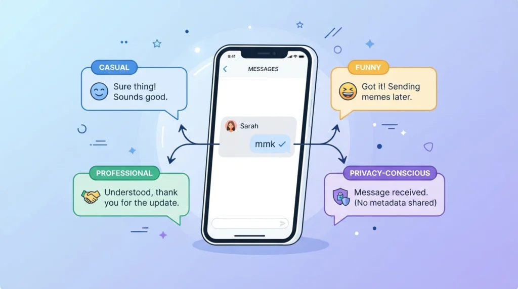 How to Respond When Someone Says MMK in Text