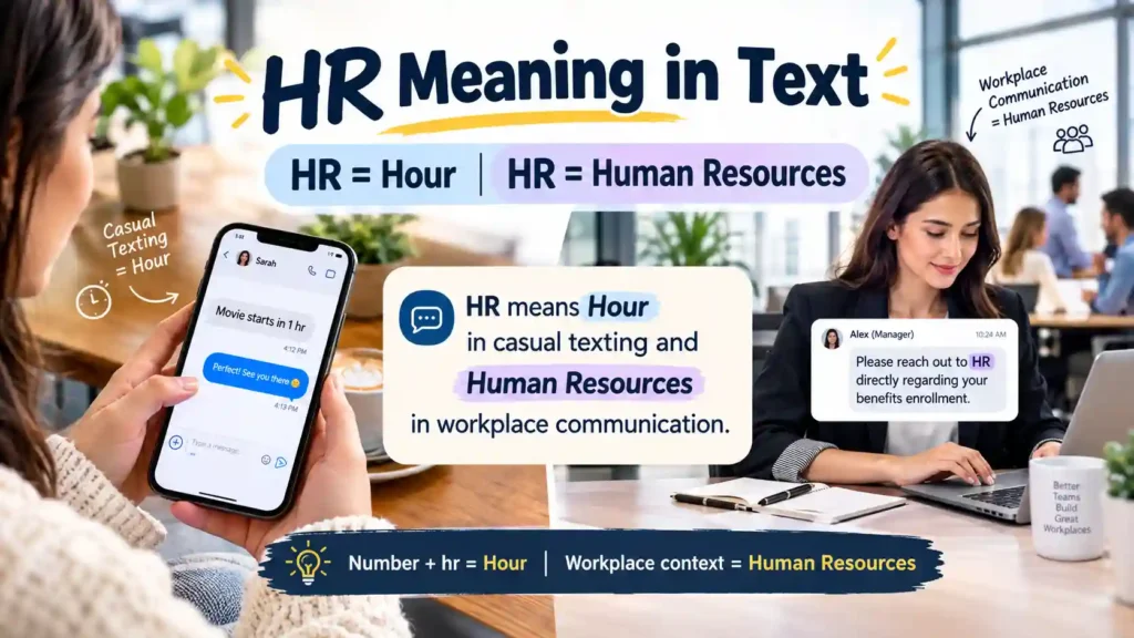 HR Meaning in Text: Definition & Full Form