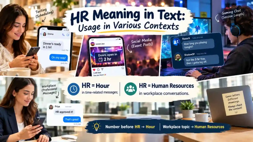 HR Meaning in Text: Usage in Various Contexts