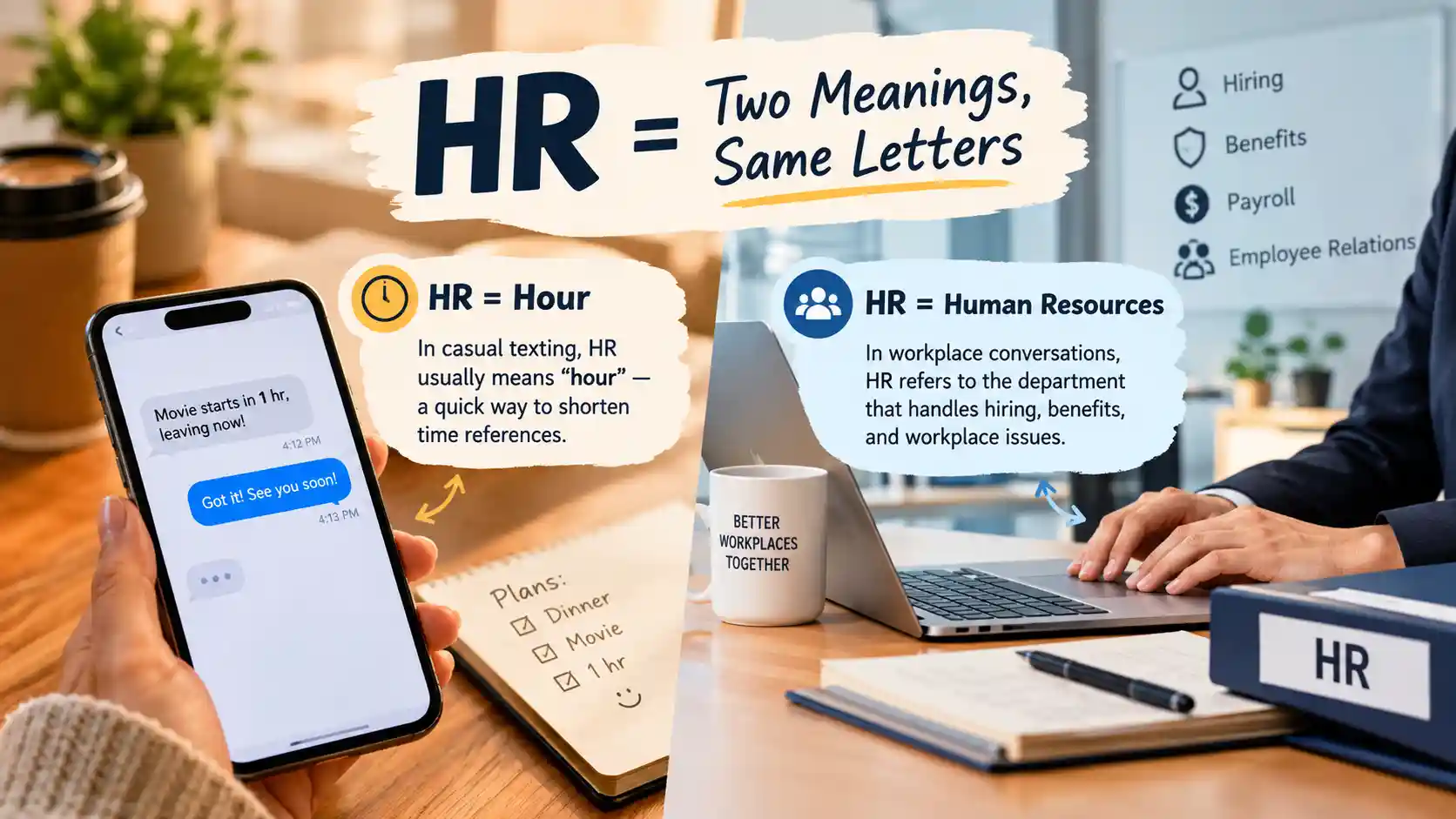 HR Meaning in Text