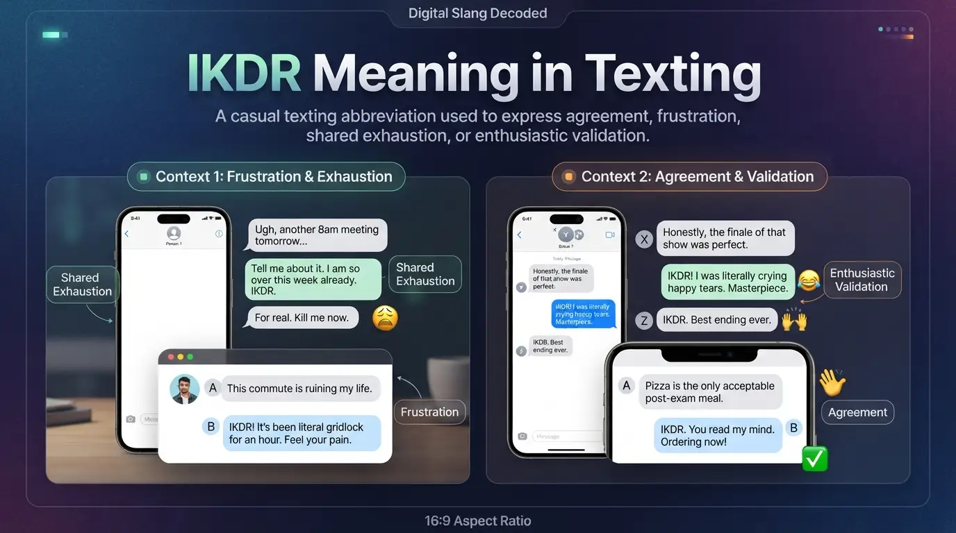IKDR Meaning in Text