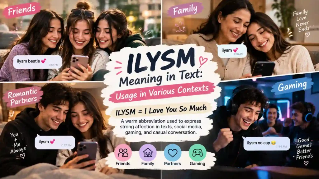 ILYSM Meaning in Text: Usage in Various Contexts