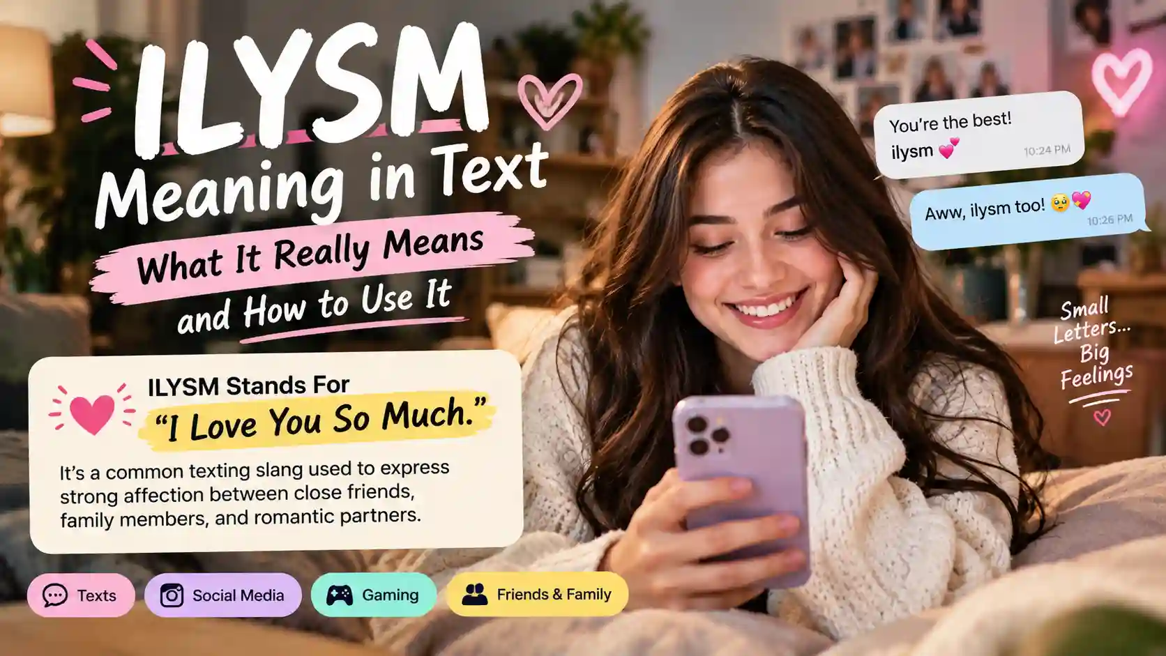 ILYSM Meaning in Text