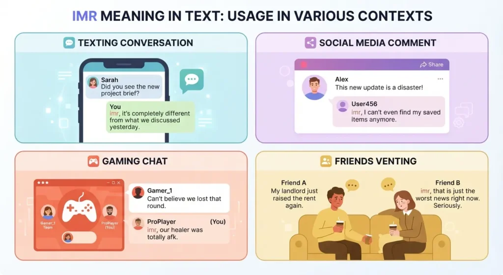 IMR Meaning in Text: Usage in Various Contexts