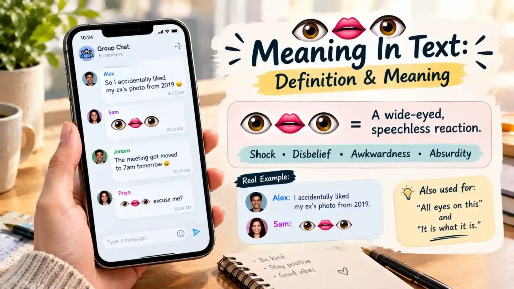 👁👄👁 Meaning In Text: Definition & Meaning