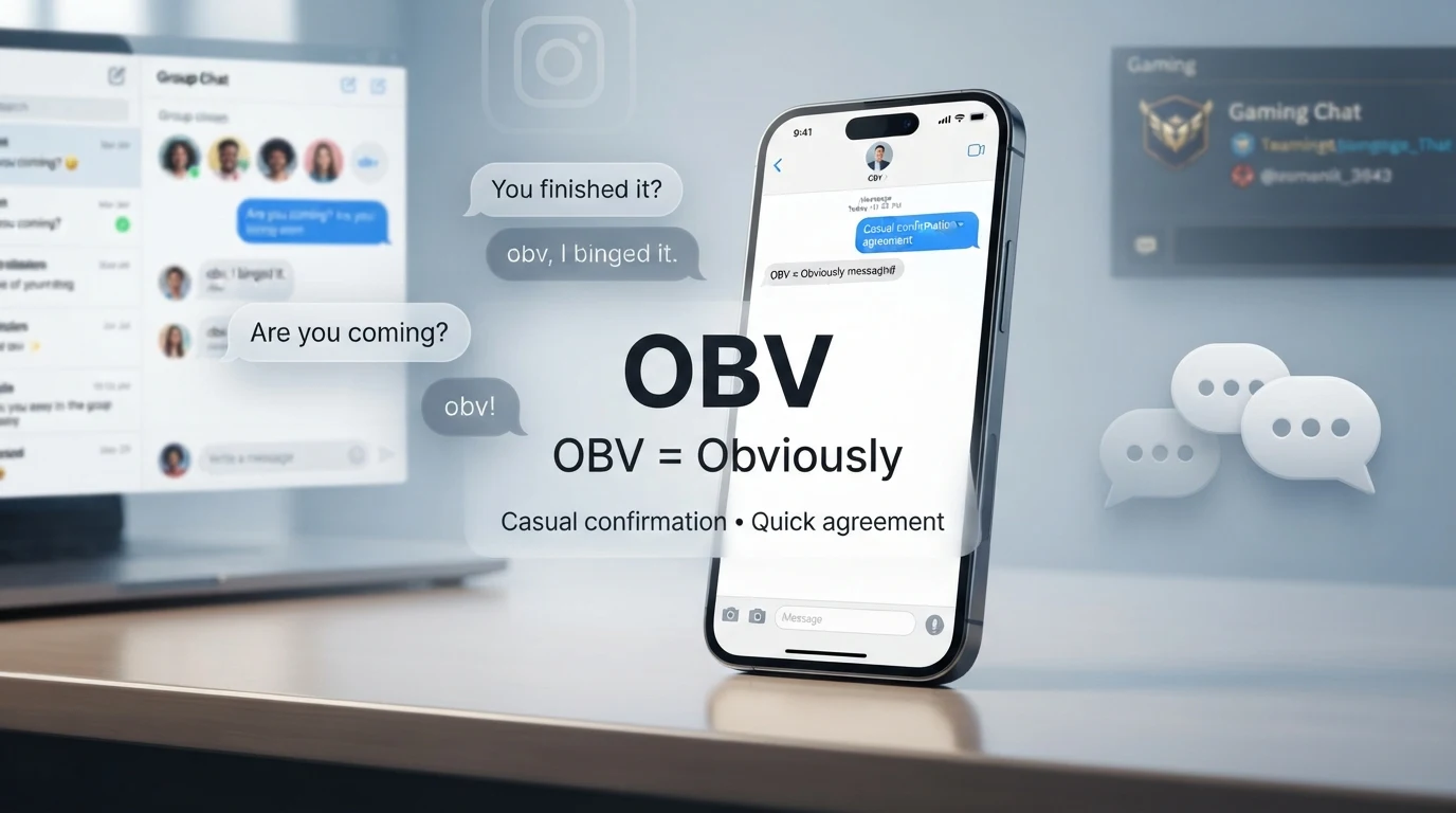 OBV Meaning in Text