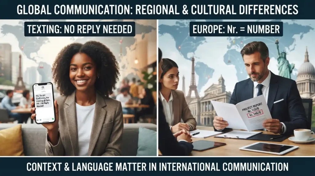 Regional or Cultural Differences