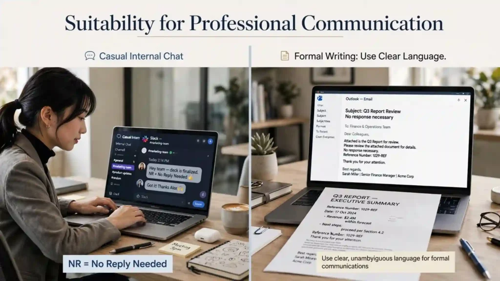 Suitability for Professional Communication
