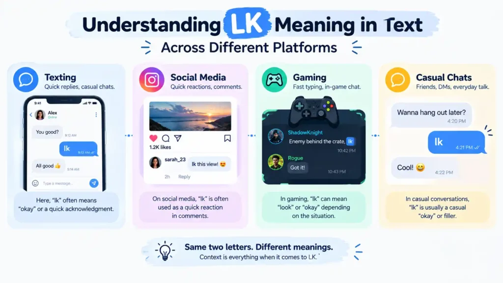 Understanding LK Meaning in Text Across Different Platforms