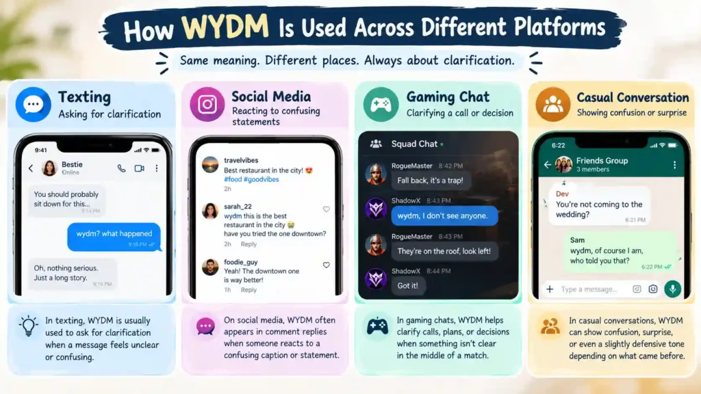 Understanding WYDM Meaning In Text Across Different Platforms