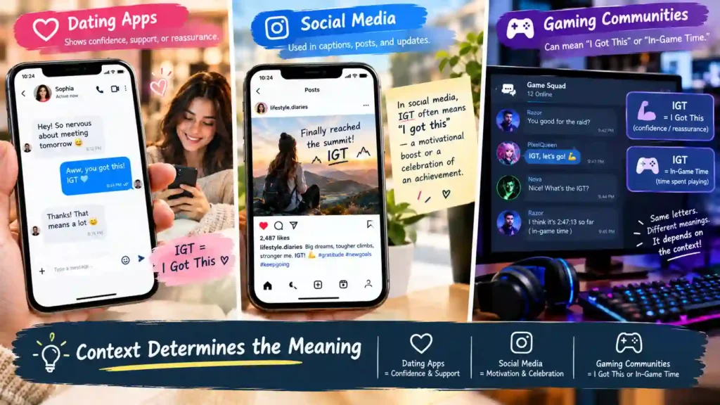 Usage in Online Communities & Dating Apps