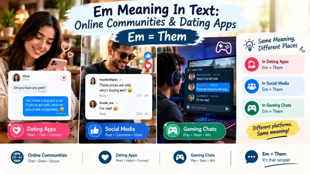 Usage in Online Communities & Dating Apps