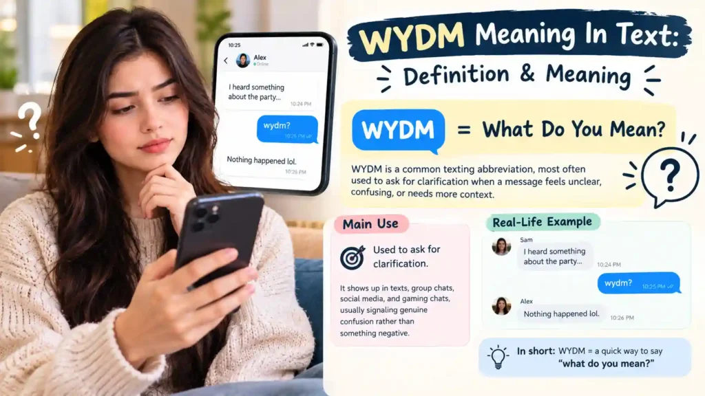 WYDM Meaning In Text: Definition & Meaning