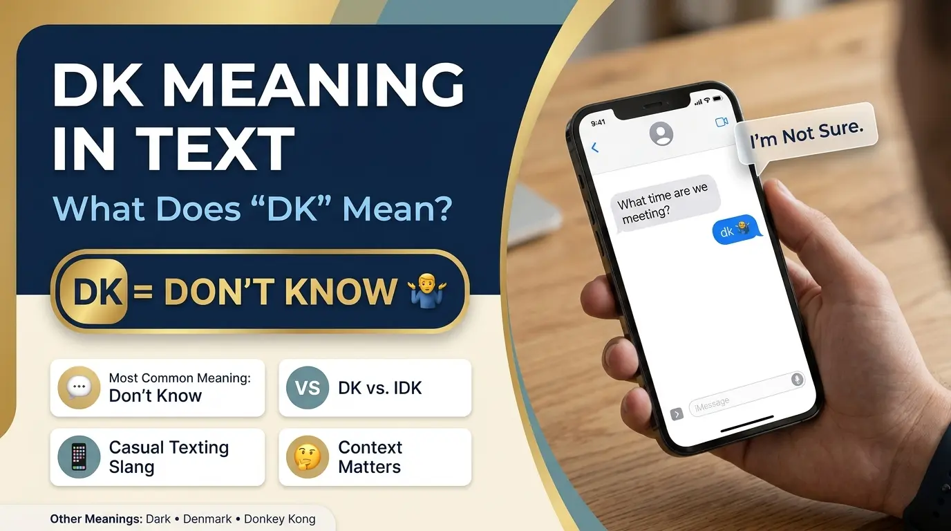 DK Meaning in Text