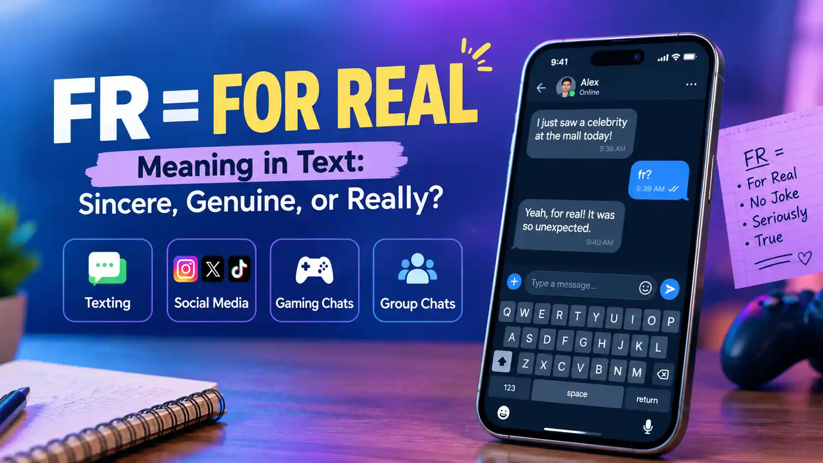 FR in Text Meaning