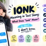 IONK Meaning in Text Slang