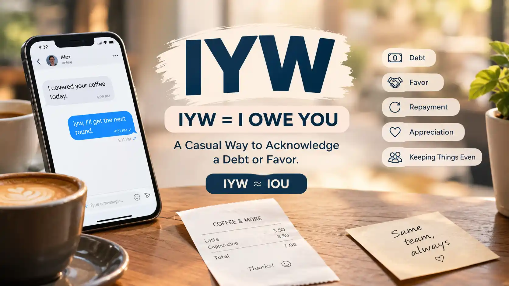 IYW Meaning in Text