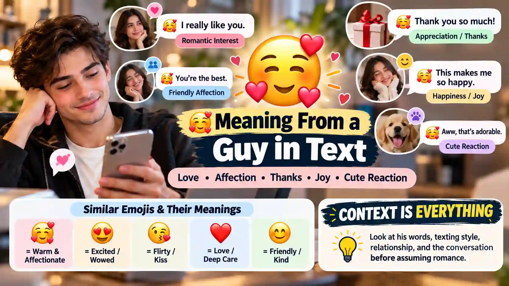 🥰 Meaning From a Guy in Text