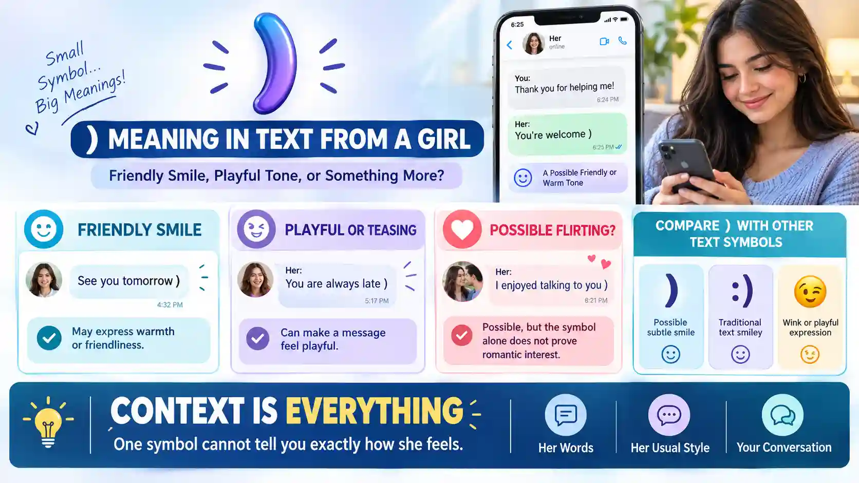 ) Meaning in Text Message From a Girl