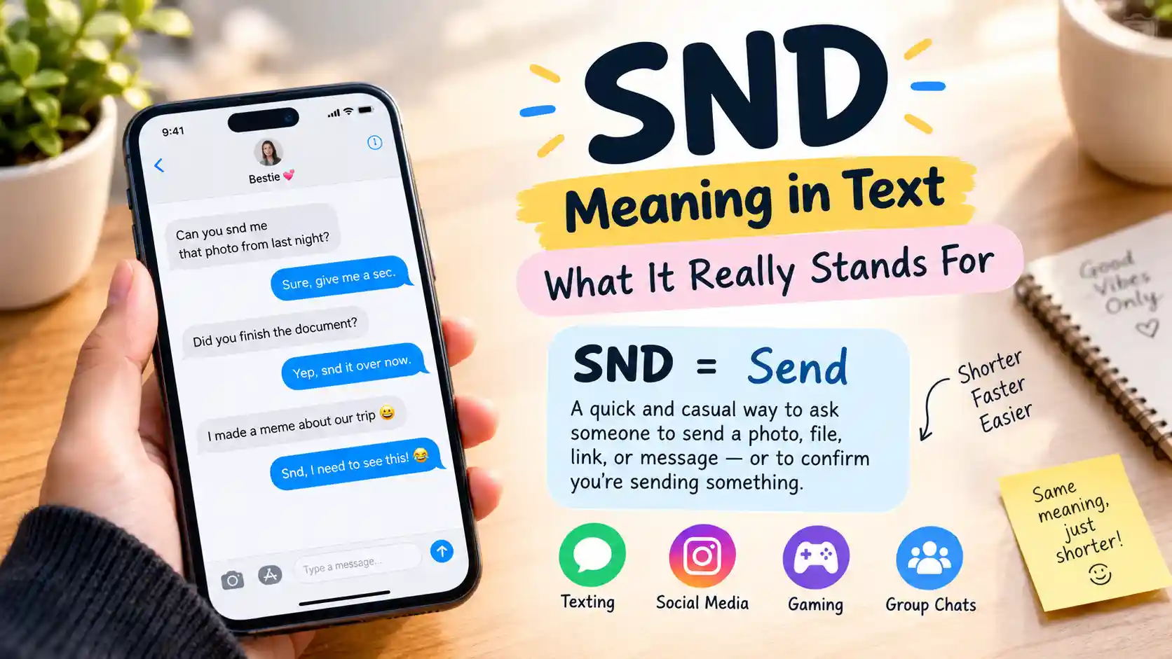 SND Meaning in Text