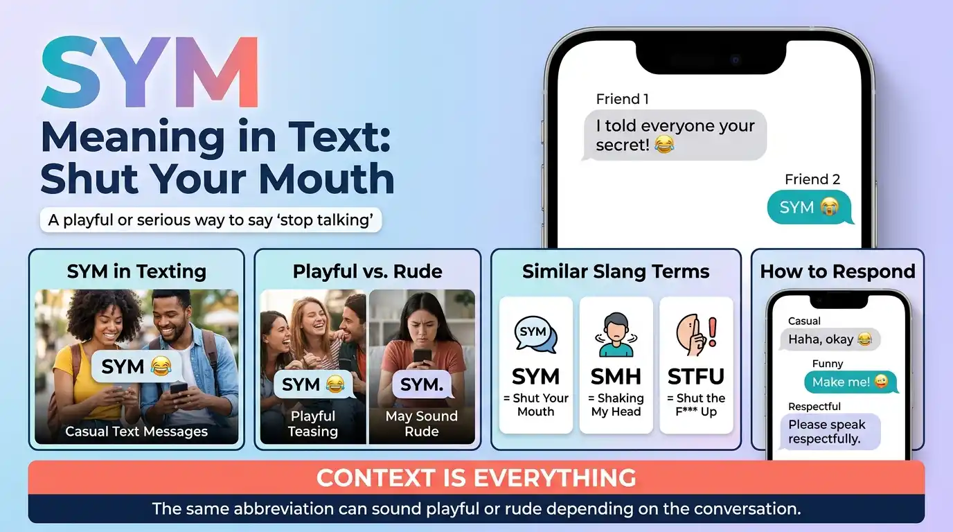 SYM Meaning in Text